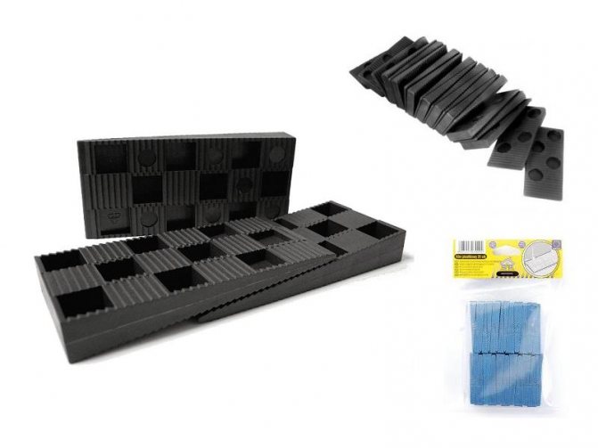 Cales de montage pour matériaux de fenêtres