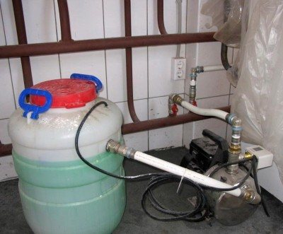 Est-il possible de verser de l'antigel dans le système de chauffage