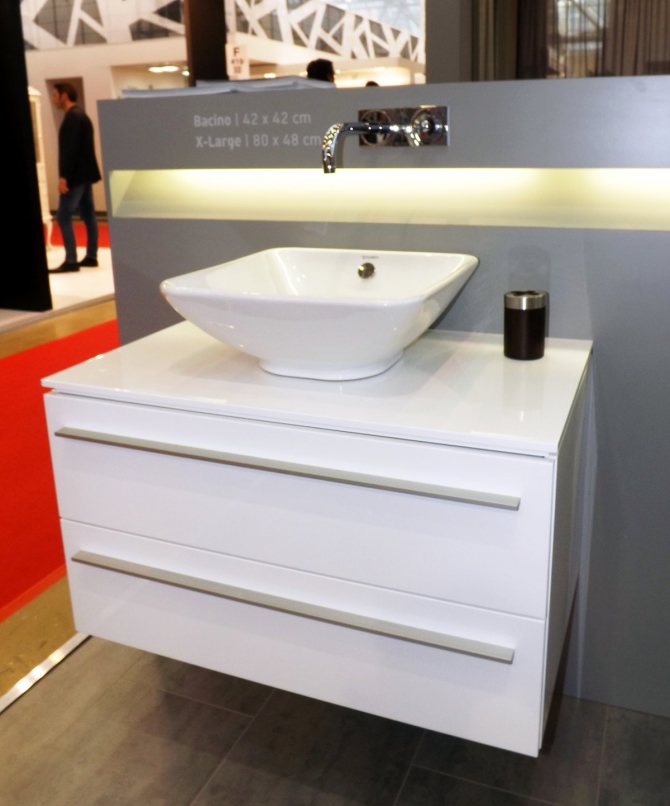 Bol superposé Duravit à MosBuild 2014
