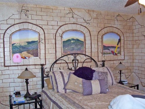 Fausse fenêtre dessinée