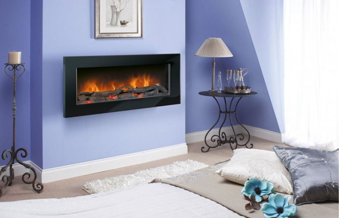 Foyer électrique mural