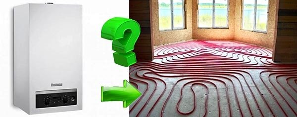 Chaudière murale pour circuits de chauffage par le sol