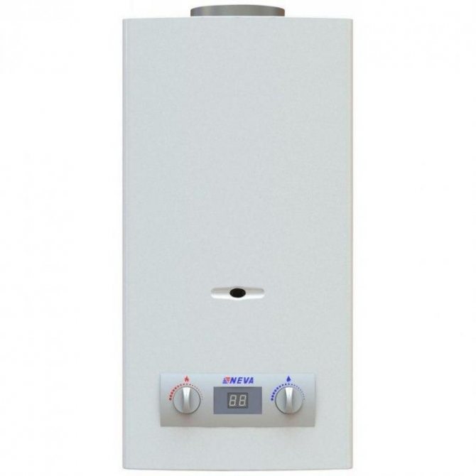 Mise en place du geyser neva