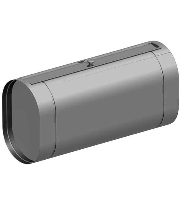 Réservoirs ovales articulés {amp} quot; Vésuve {amp} quot; acier inoxydable miroir