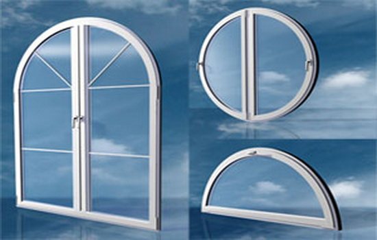 Fenêtres en plastique inhabituelles