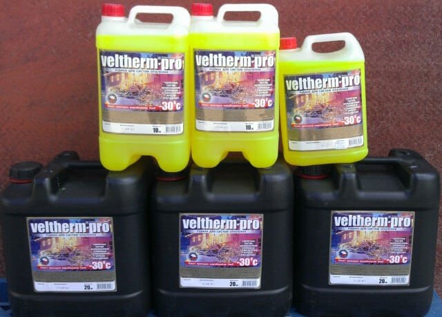 liquide antigel pour le chauffage des chaudières