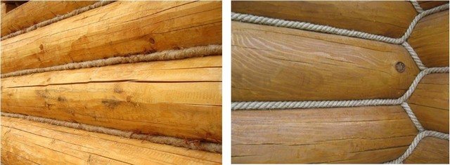 Les joints enterrés non protégés sont une vraie trouvaille pour les oiseaux. La meilleure option est de le fermer avec des cordes de jute.