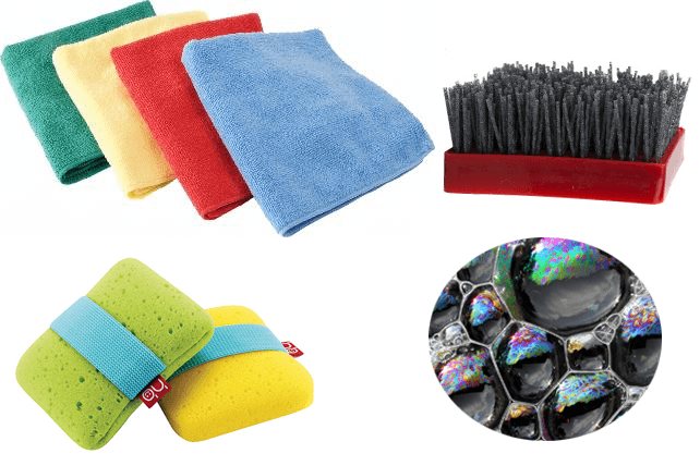 Choses nécessaires pour nettoyer le rebord de la fenêtre