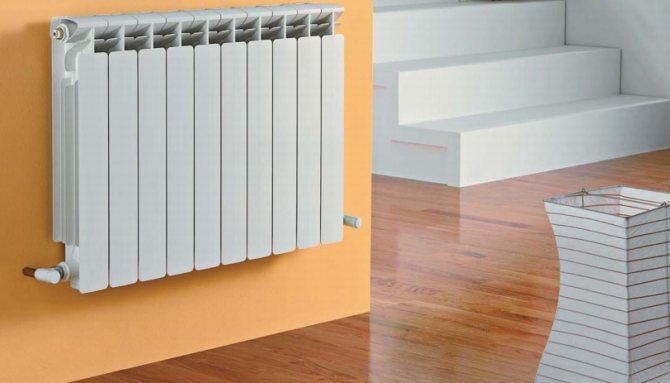 volume de section radiateur de chauffage
