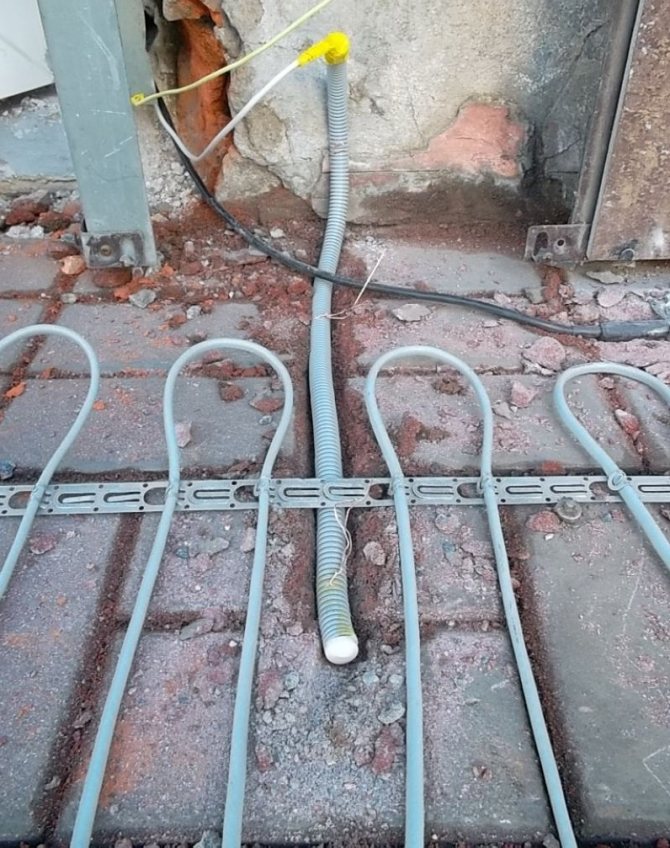 étapes de chauffage