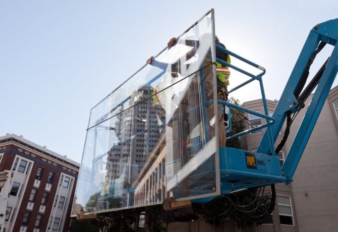 Équipement de vitrage pour grandes fenêtres