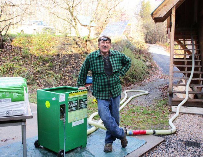 Équipement de soufflage Ecowool