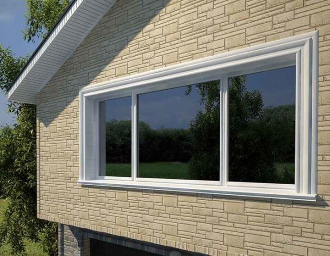 Encadrement et décoration de fenêtres en façade et à l'intérieur