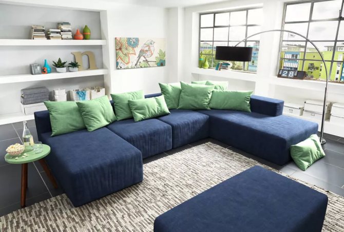 Aménagement de l'espace lounge dans le séjour