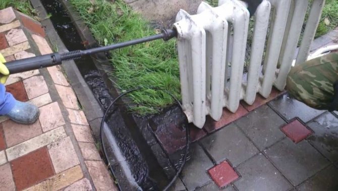 nettoyage des radiateurs de chauffage en fonte
