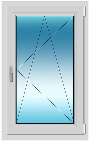 Fenêtre à guillotine simple