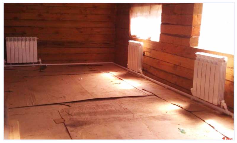 Système de chauffage monotube Leningradka