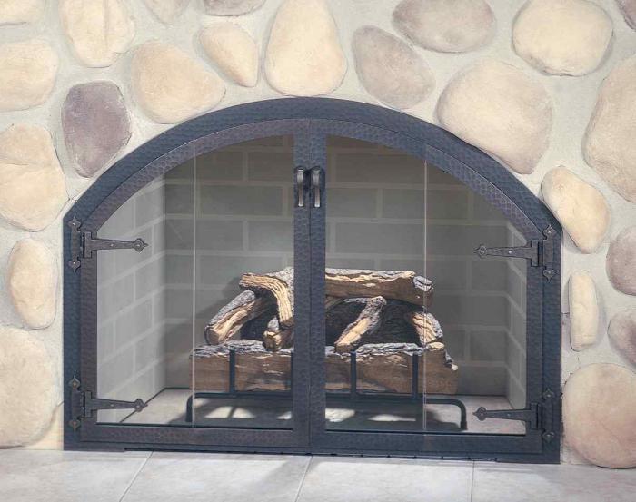 portes de cheminée ignifuges