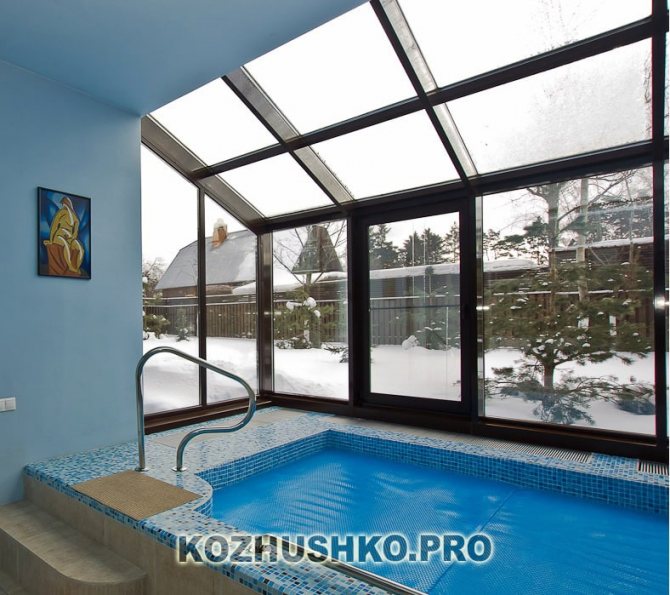 Fenêtres de piscine chauffées