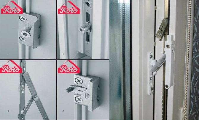 Ferrures de fenêtres Roto