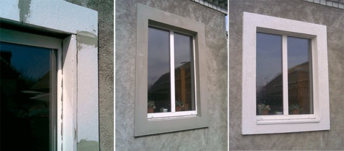 Pentes de fenêtres en polystyrène