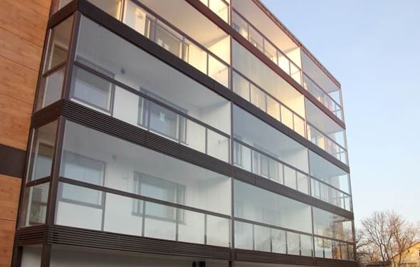 vitrage du balcon de vos propres mains