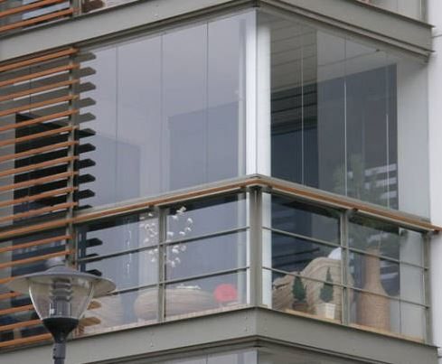 vitrage du balcon de vos propres mains