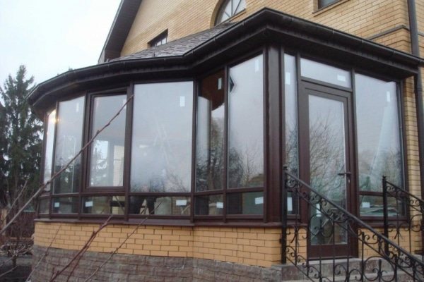 vitrage du groupe d'entrée du gîte