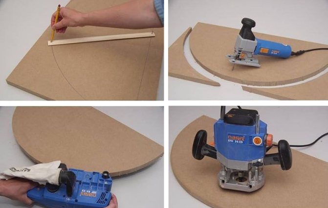 Table pliante à faire soi-même sur le balcon - plusieurs modèles avec des instructions détaillées