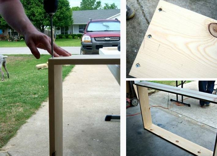 Table pliante à faire soi-même sur le balcon - plusieurs modèles avec des instructions détaillées