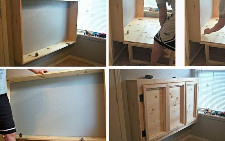 Table pliante à faire soi-même sur le balcon - plusieurs modèles avec des instructions détaillées