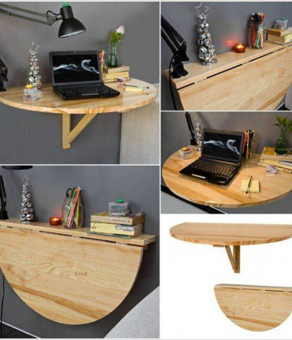 Table pliante à faire soi-même sur le balcon - plusieurs modèles avec des instructions détaillées