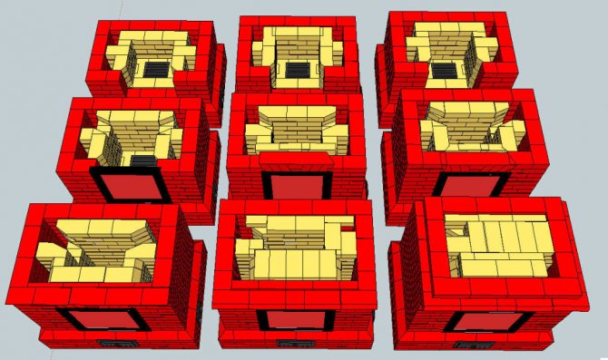 Projets de fours de chauffage et de cuisson en briques
