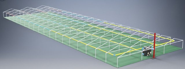 Chauffage de serre 3000 m2.