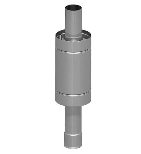 Réservoirs ovales sur le tuyau {amp} quot; Vésuve {amp} quot;