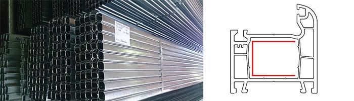 Renfort en forme de U