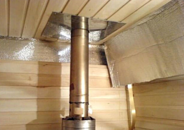 four à faire soi-même dans une maison en bois