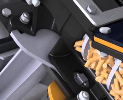 Granulés dans l'équipement