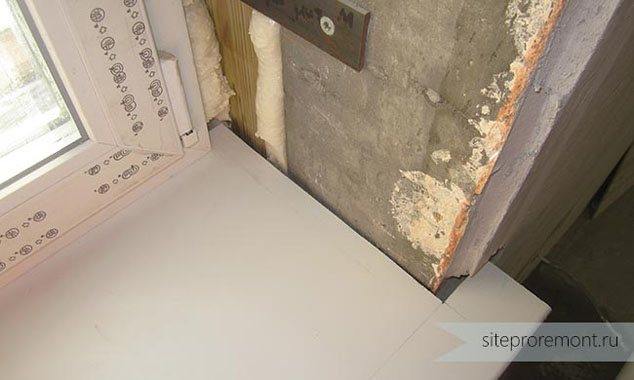 Mousse pour l'installation d'appuis de fenêtre