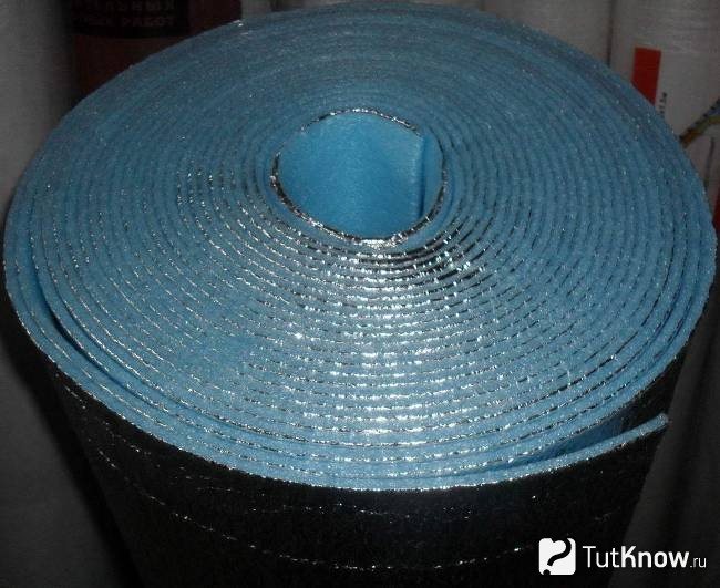 Penofol pour l'isolation des plafonds