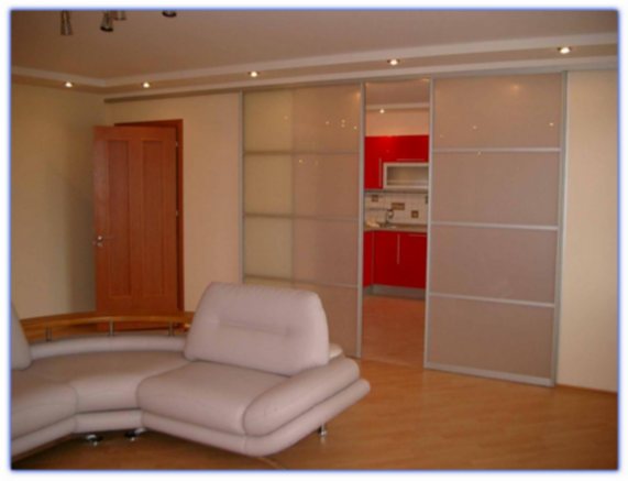 Cloison entre la cuisine et le salon