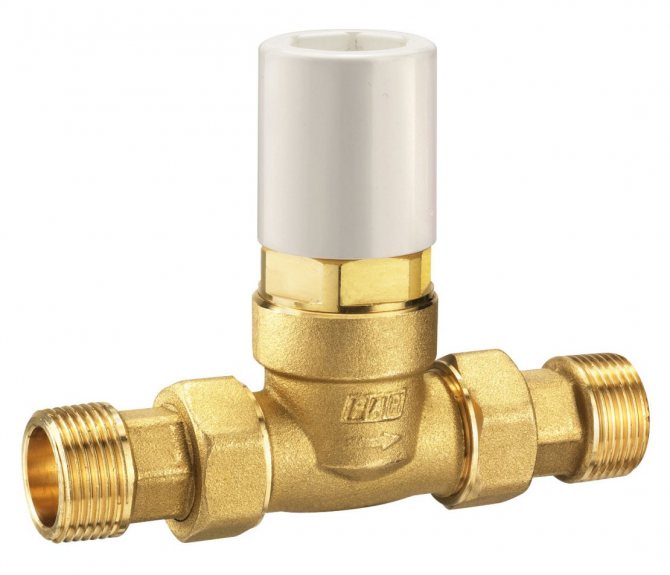 vanne de dérivation de chauffage