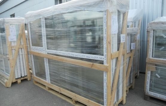 transport de fenêtres à double vitrage photo