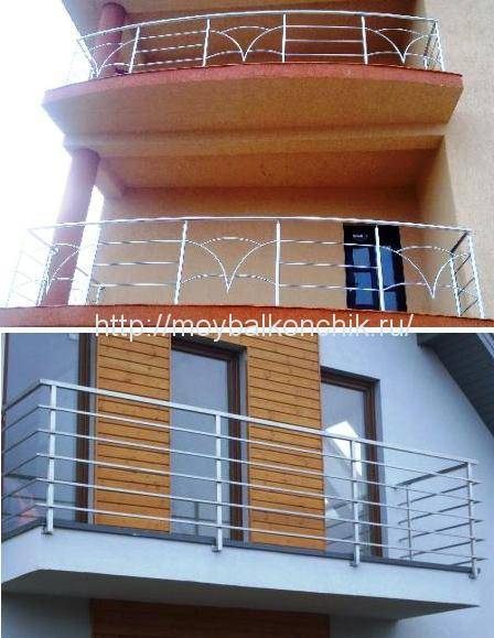 Garde-corps de balcon: types de garde-corps de balcon