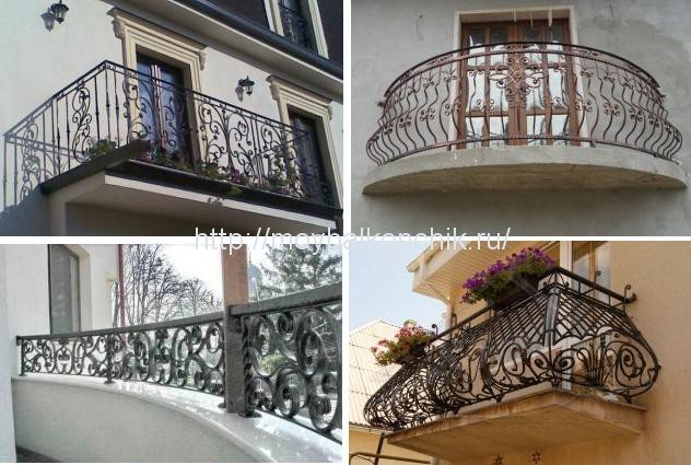 Garde-corps de balcon: types de garde-corps de balcon