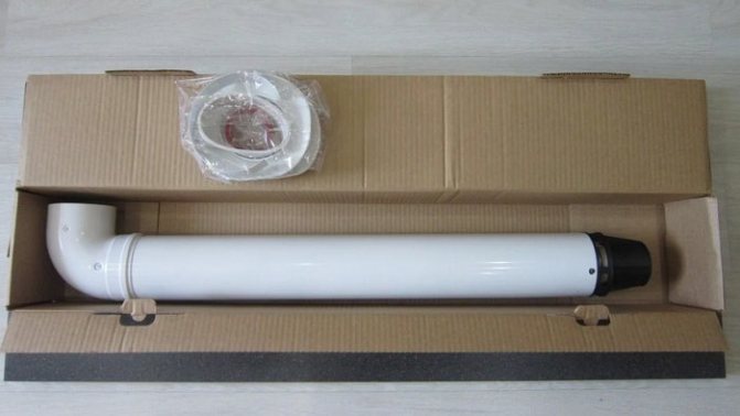 Cheminées coaxiales à deux canaux en plastique