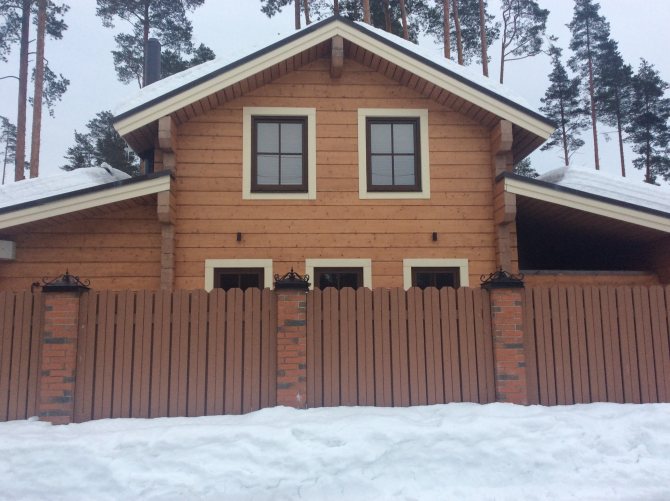 Fenêtres en plastique pour une maison en bois