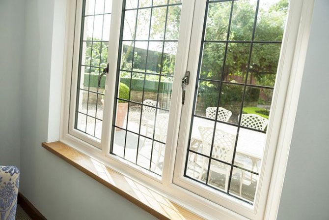 Fenêtres en plastique du profil LG