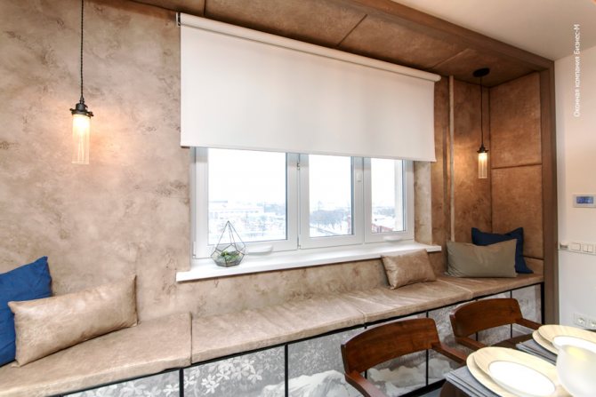 Fenêtres en plastique fabriquées par Business-M à l'intérieur