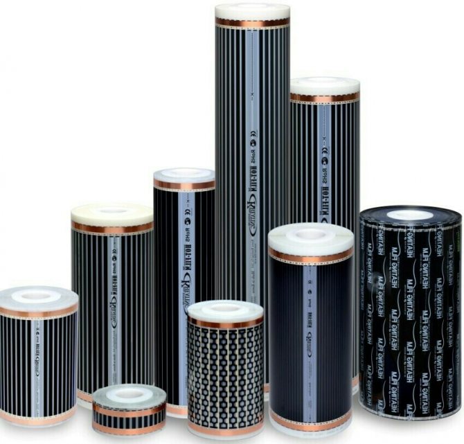 Le film de sol infrarouge est vendu en rouleaux